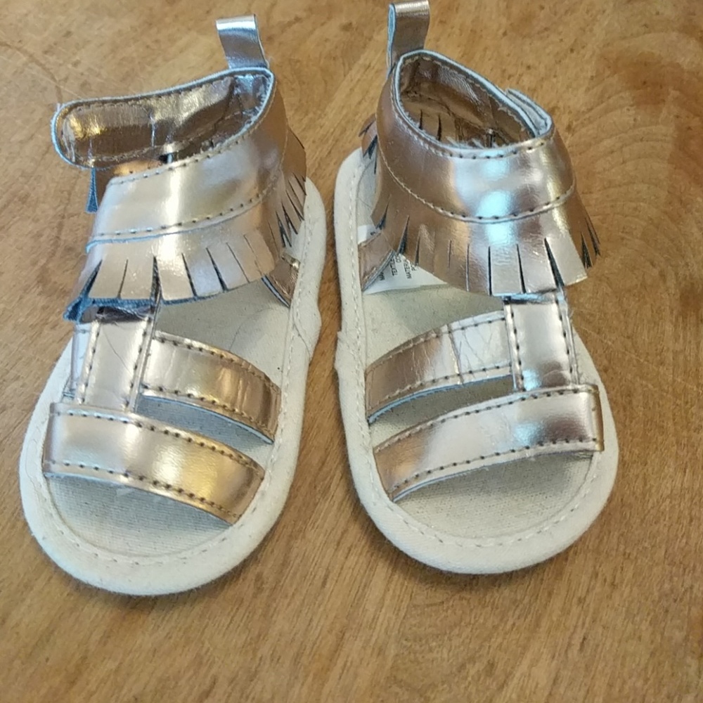 Cat & Jack baby Rose Gold Sandals